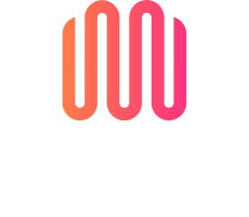 My music library logo blanc